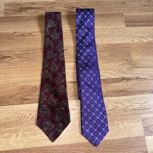 VTG Lot Of 2 Countess Mara Vintage Mens Ties